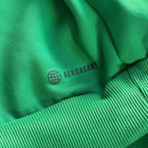 Adidas STM pullover hoodie women’s large tea green white new - Picture 9 of 12